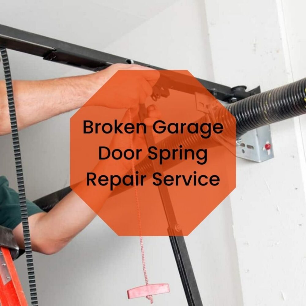 Garage door spring repair service